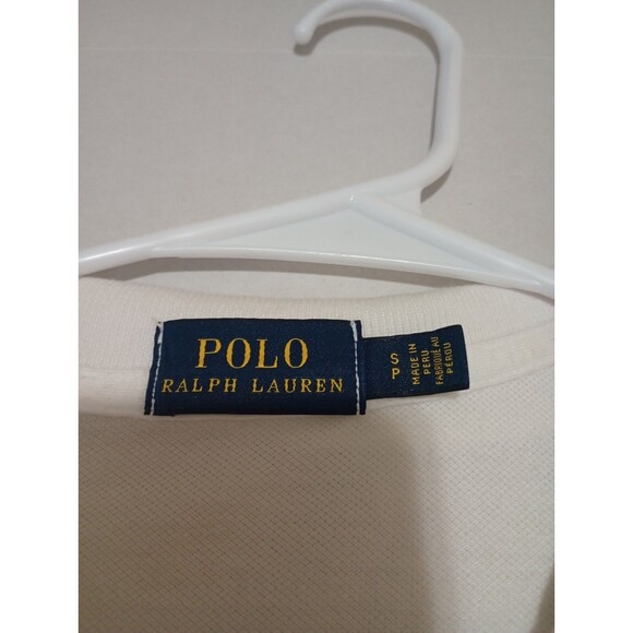 Polo Ralph Lauren SP Polo White Logo Letting Rare Womens - Picture 7 of 12